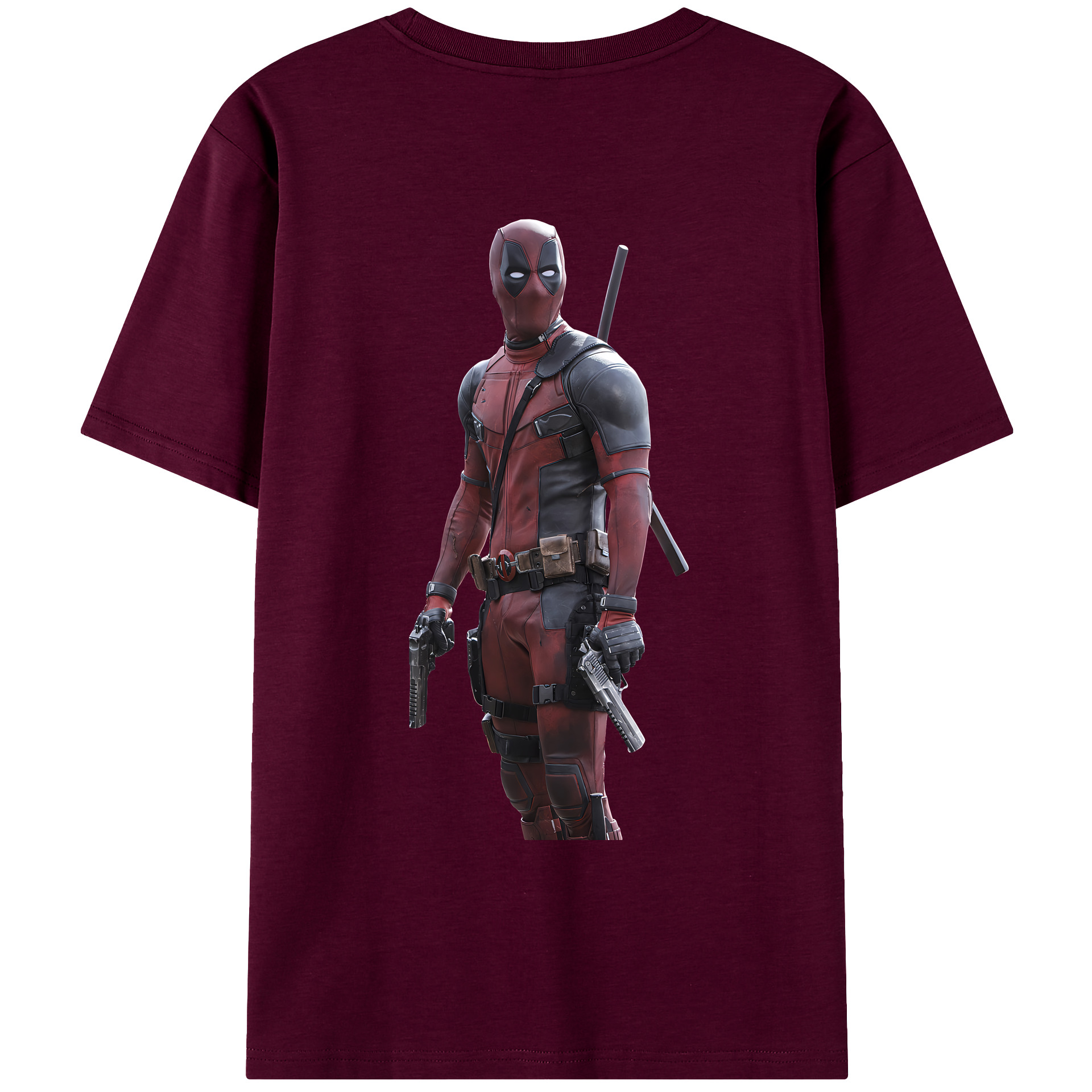 （画像用） Deadpool デッドプール レディース半袖Tシャツ(バックプリント)